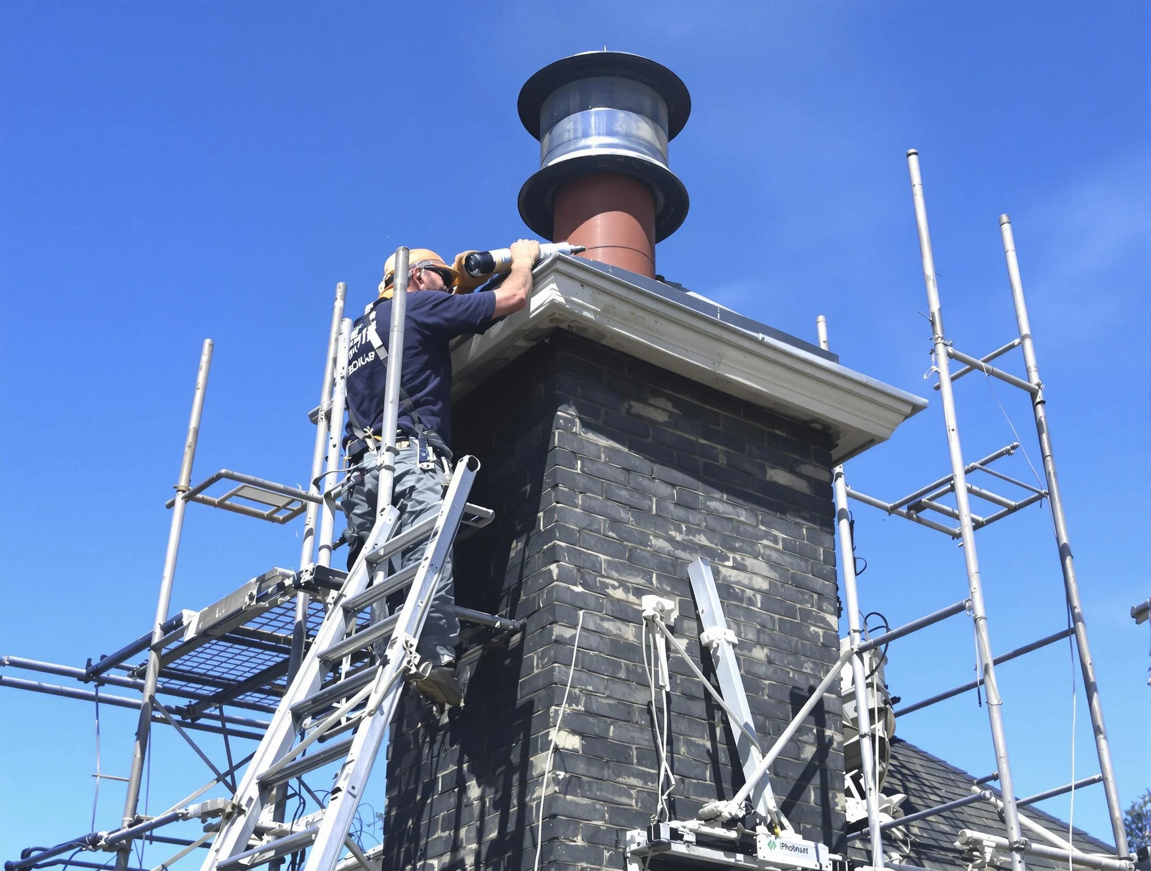 Sturdy chimney crown finished by Sandia Heights Chimney Sweep in Sandia Heights, NM