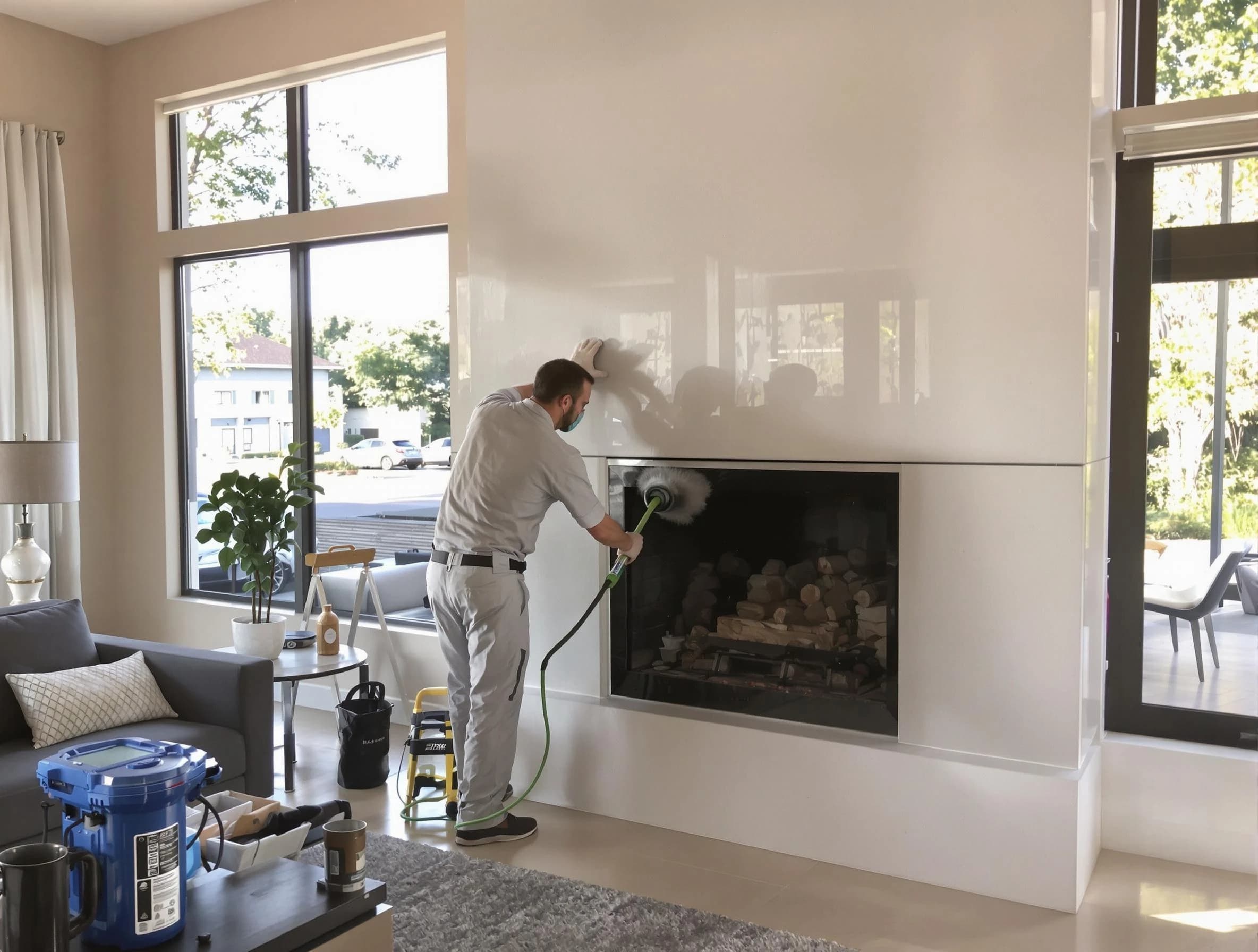 Sandia Heights Chimney Sweep performing thorough soot removal in Sandia Heights, NM