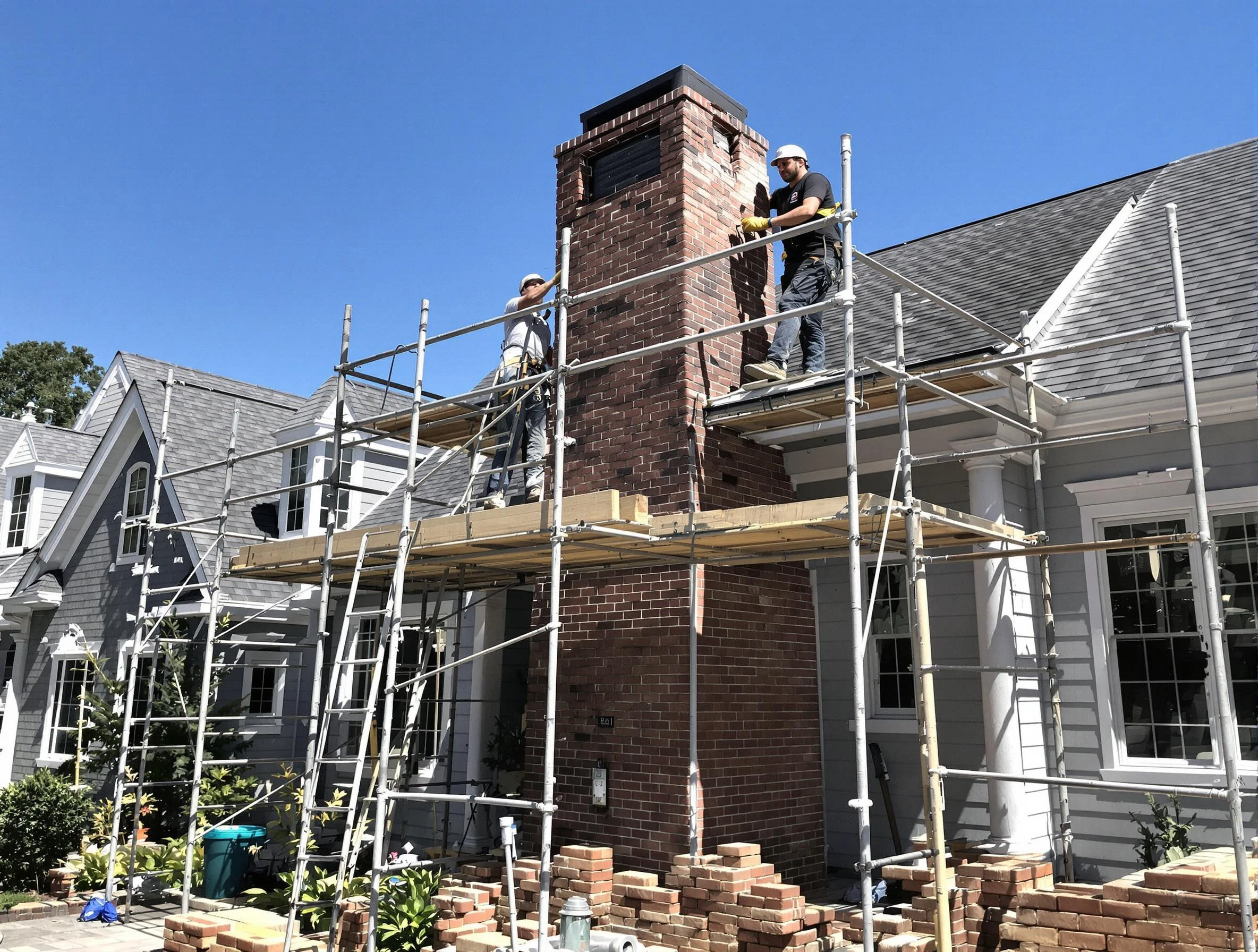 Chimney Rebuilding in Sandia Heights