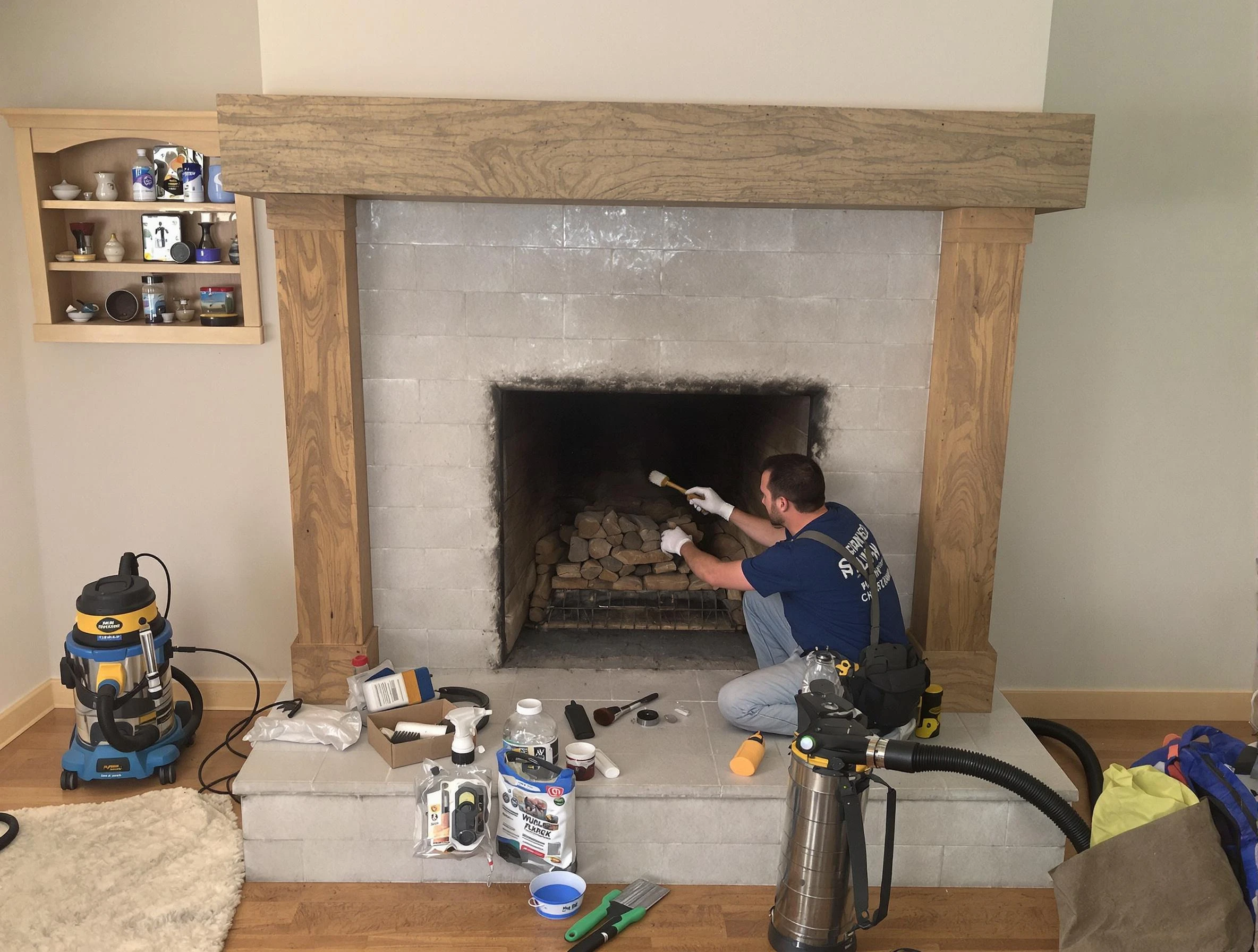 Detailed creosote removal process by Sandia Heights Chimney Sweep in Sandia Heights, NM